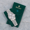 Rolex Datejust 36 Jubilee Bracelet Rhodium Roman Dial 16234 